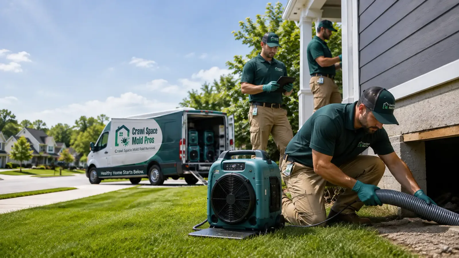 Crawl Space Mold Removal in Buxton, OR